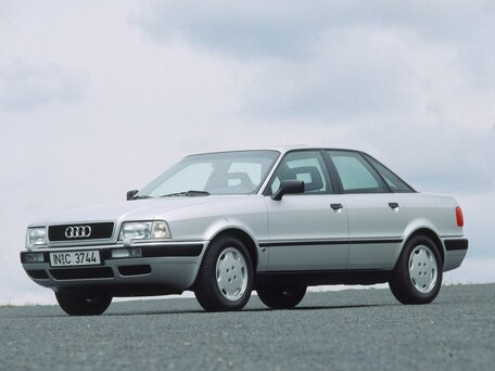 1991 Audi 80 V (B4), синий, 850000 рублей - вид 1