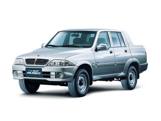 2004 SsangYong Musso Sports I Рестайлинг, серый, 500000 рублей, вид 1