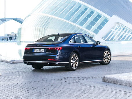 2018 Audi A8 55 TFSI IV (D5), чёрный - вид 3
