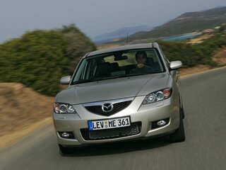 2008 Mazda 3 I (BK) Рестайлинг, чёрный, 300000 рублей, вид 3