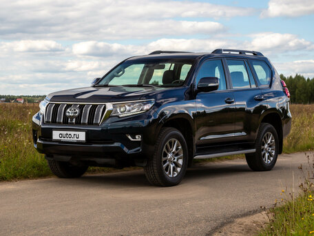 2019 Toyota Land Cruiser Prado 150 Series Рестайлинг 2, белый, 4460000 рублей - вид 1