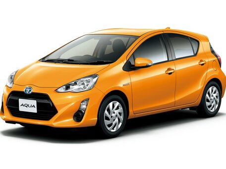 2016 Toyota Aqua I Рестайлинг, серый, 1200000 рублей - вид 1