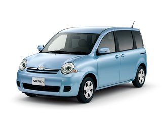 2014 Toyota Sienta I Рестайлинг 2, белый, 1250000 рублей, вид 1
