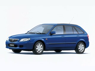 2000 Mazda Familia S-Familia S-Wagon VIII (BJ), белый, 380000 рублей, вид 1