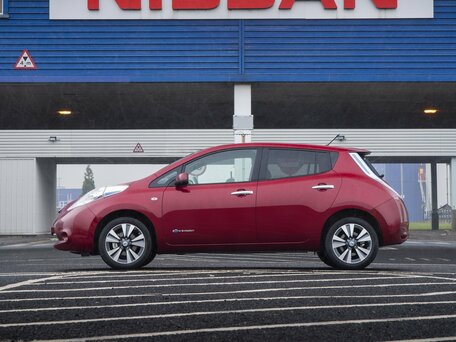 2015 Nissan Leaf (EM57) I (ZE0/AZE0), белый, 725000 рублей - вид 1