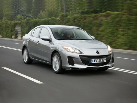 2011 Mazda 3 II (BL) Рестайлинг, серебристый