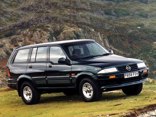1995 SsangYong Musso I, синий, 420000 рублей, вид 1