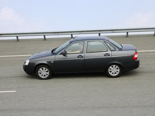 2013 Lada (ВАЗ) Priora I Рестайлинг, красный, 290000 рублей, вид 2