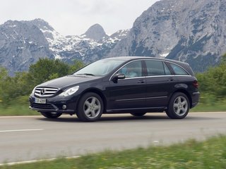 2009 Mercedes-Benz R-Класс 350 I Рестайлинг, коричневый, 1100000 рублей, вид 1