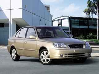 2005 Hyundai Accent II Рестайлинг, чёрный, 425000 рублей, вид 1