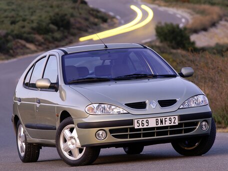 1999 Renault Megane I Рестайлинг, синий, 180000 рублей - вид 3