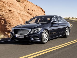 2015 Mercedes-Benz S-Класс 350 CDI BlueTEC Long 9G-TRONIC VI (W222, C217), чёрный, 6000000 рублей, вид 1