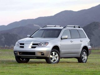 2003 Mitsubishi Outlander I, серый, 530000 рублей, вид 1