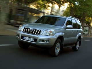 2002 Toyota Land Cruiser Prado 120 Series, серый, 2137000 рублей, вид 1