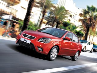 2010 Kia Rio II Рестайлинг, серебристый, 550000 рублей, вид 1