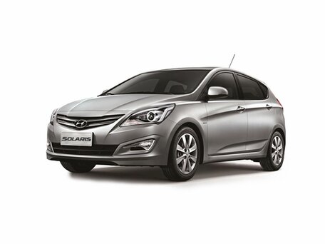 2014 Hyundai Solaris I Рестайлинг, белый, 1450000 рублей