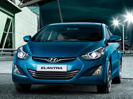 2015 Hyundai Elantra V (MD) Рестайлинг, белый - вид 2