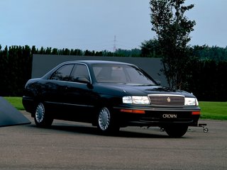 1994 Toyota Crown IX (S140), синий, 350000 рублей, вид 1