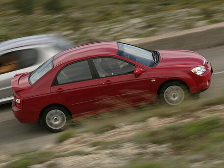 2005 Kia Cerato I, чёрный - вид 2