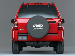 2003 Jeep Liberty (North America) I, серебристый, 500000 рублей, вид 4