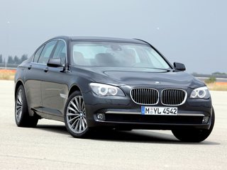 2009 BMW 7 серии 750i xDrive V (F01/F02/F04), чёрный, 1700000 рублей, вид 1