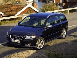 2008 Volvo V50 I Рестайлинг, синий, 830000 рублей, вид 1