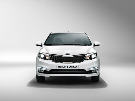 2017 Kia Rio III Рестайлинг, красный - вид 2