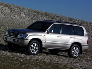 2002 Toyota Land Cruiser 100 Series Рестайлинг 1, серый, 3270000 рублей, вид 1