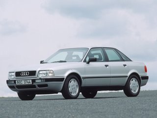 1992 Audi 80 V (B4), серебристый, 367500 рублей, вид 1