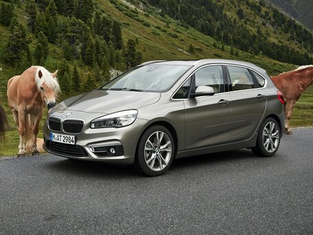 2015 BMW 2 серии Active Tourer 218i F45, коричневый, 1700000 рублей