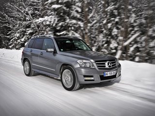 2010 Mercedes-Benz GLK-Класс 300 I (X204), серебристый, 1000000 рублей, вид 1