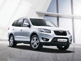 2011 Hyundai Santa Fe II Рестайлинг, белый, 1450000 рублей, вид 1