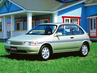 1993 Toyota Tercel IV (L40), белый, 160000 рублей, вид 1