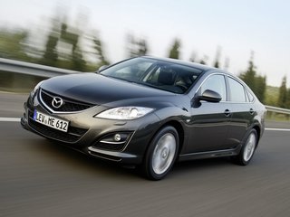 2010 Mazda 6 II (GH) Рестайлинг, белый, 1150000 рублей, вид 1