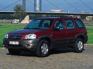 2002 Mazda Tribute I, белый, 550000 рублей, вид 1
