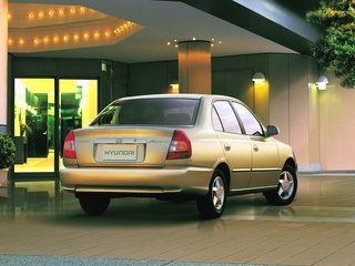2006 Hyundai Accent ТагАЗ II, бежевый, 95000 рублей, вид 4