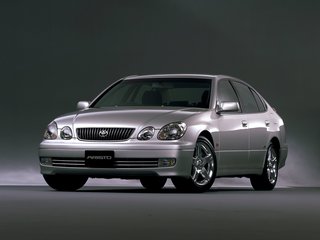 1997 Toyota Aristo 4-speed II, красный, 900000 рублей, вид 1