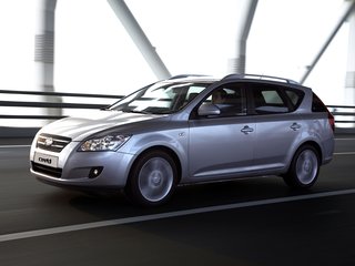 2008 Kia Ceed I, красный, 850000 рублей, вид 1