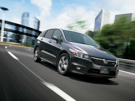 2008 Honda Stream II, чёрный, 1250000 рублей