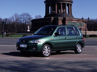 1999 Mazda Demio I (DW), белый, 150000 рублей, вид 1