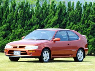 1993 Toyota Corolla VII (E100), зелёный, 225000 рублей, вид 1