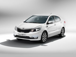 2015 Kia Rio III Рестайлинг, чёрный, 450000 рублей, вид 1