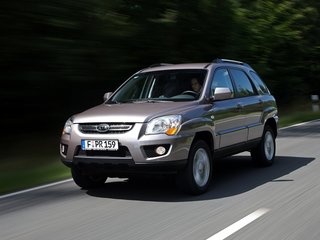 2008 Kia Sportage II Рестайлинг, синий, 950000 рублей, вид 1