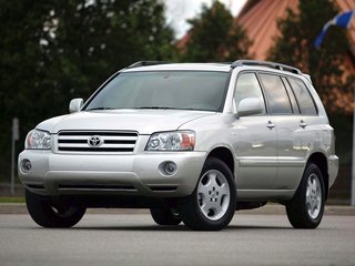 2007 Toyota Highlander II (XU40), чёрный, 1050000 рублей, вид 1
