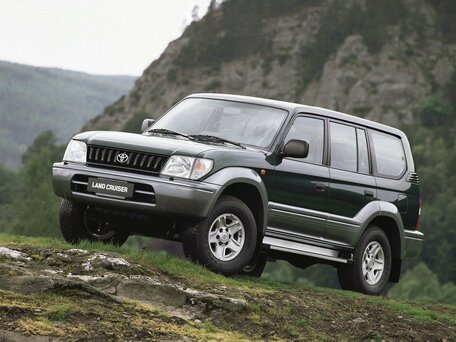1998 Toyota Land Cruiser Prado 90 Series, серый, 1550000 рублей