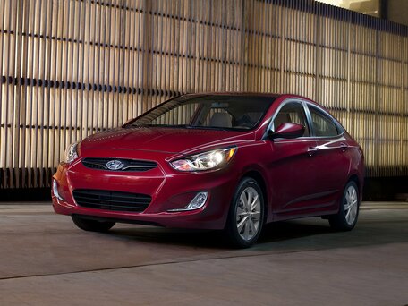 2011 Hyundai Accent IV, чёрный