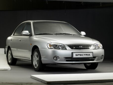 2006 Kia Spectra I Рестайлинг 2, серебристый