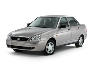 2010 Lada (ВАЗ) Priora I, чёрный, 450000 рублей, вид 1