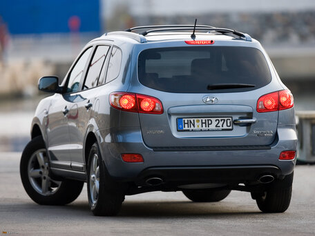2008 Hyundai Santa Fe II, белый, 1350000 рублей - вид 3