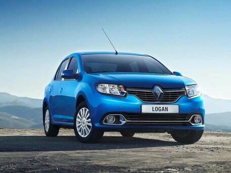 2014 Renault Logan II, синий, 620000 рублей - вид 3
